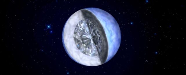 Белый карлик вступает в эру кристаллизации, превращаясь в «космический алмаз»