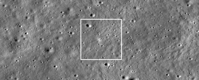 Лунный орбитальный аппарат только что обнаружил место посадки Чандраяана-3