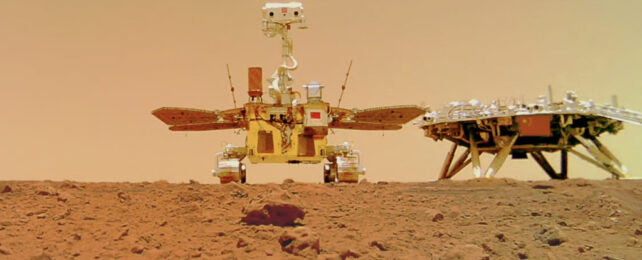 Китайский марсианский модуль впервые обнаружил подземные геометрические формы