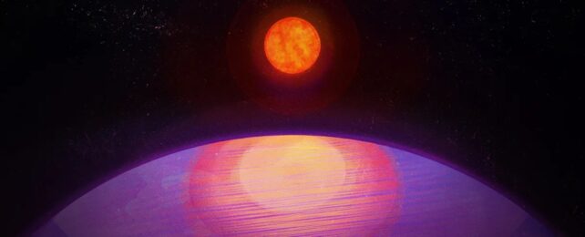 Гигантская планета, которая «не должна существовать», слишком массивна для своей маленькой звезды