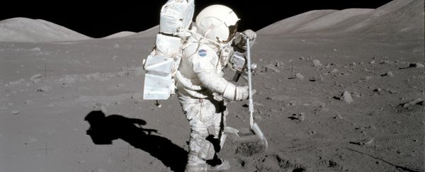 Образцы Аполлона показали, что на Луне содержится водород, выброшенный с Солнца