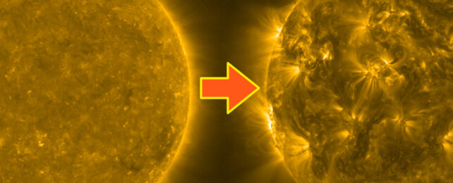 Драматическое изображение показывает, насколько сильно изменилось Солнце за два года