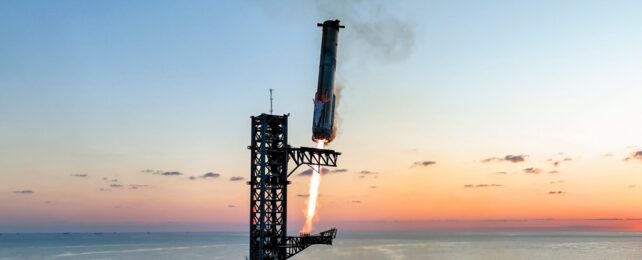 СМОТРЕТЬ: Удивительный момент: SpaceX поймала гигантский ускоритель космического корабля