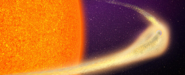 Эта плавильная планета проделала след разрушения длиной более 5 миллионов миль