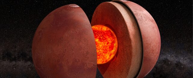 Ядро Красной Планеты может объяснить странную тайну древнего магнитного поля