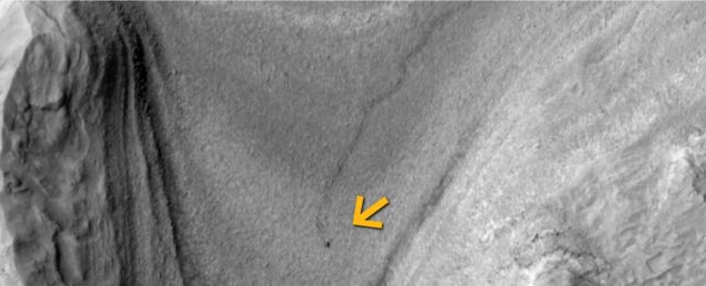 НАСА раскрывает первое в своем роде изображение Марса Ровера, увиденного из космоса