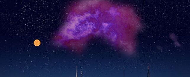 Огромное, невидимое облако обнаружило всего 300 световых лет от солнечной системы