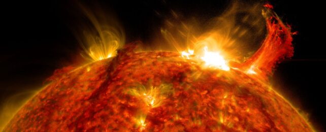 Самый жестокий солнечный шторм, когда -либо обнаружил Хит Землю в 12350 году до н.э.