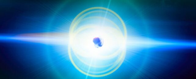 Вспышка из близлежащей галактики самого яркого в своем роде, когда -либо видевшей