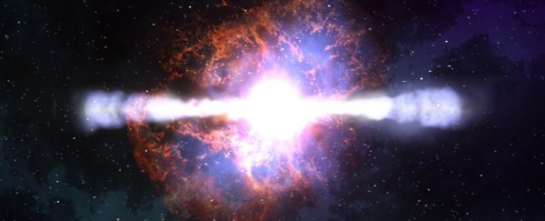 An artist’s impression of a supernova explosion, a major source of high-energy cosmic rays. Космические лучи могли бы помочь инопланетянам процветать в бесплодных пустошах космоса