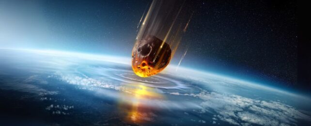 78 миллионов лет назад, астероидный хит Земля. Тогда жизнь выросла в кратере