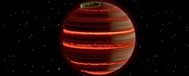 JWST считает, что Bizarre Planet выпекает Auroras, далеко от любого солнца