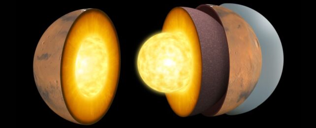 Информация НАСА, Ландер, раскрывает сюрприз в самом ядре Марса