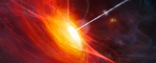 Ученые обнаруживают, что гигантская черная дыра растут в 2,4 раза быстрее, чем теоретический предел