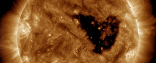 Солнце вспыхнуло гигантское сердце на Земле на этой неделе, и мы любим его