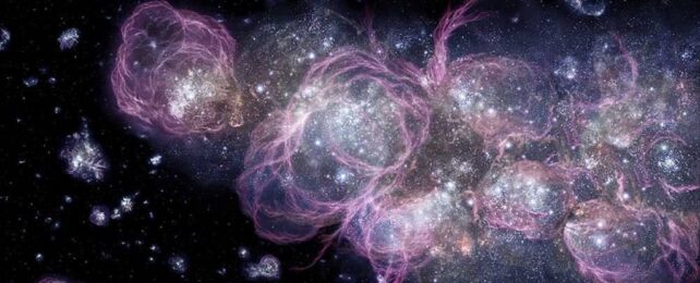 Первые звезды появились во вселенной «предварительно нагрету