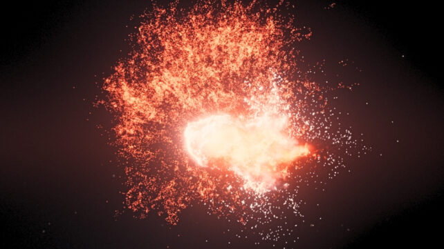 Астероиды столкнулись в соседней звездной системе